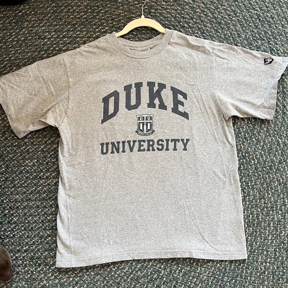 Vintage single stitch Duke University Shirt Size Large Gray Graphic Tee - Picture 2 of 5